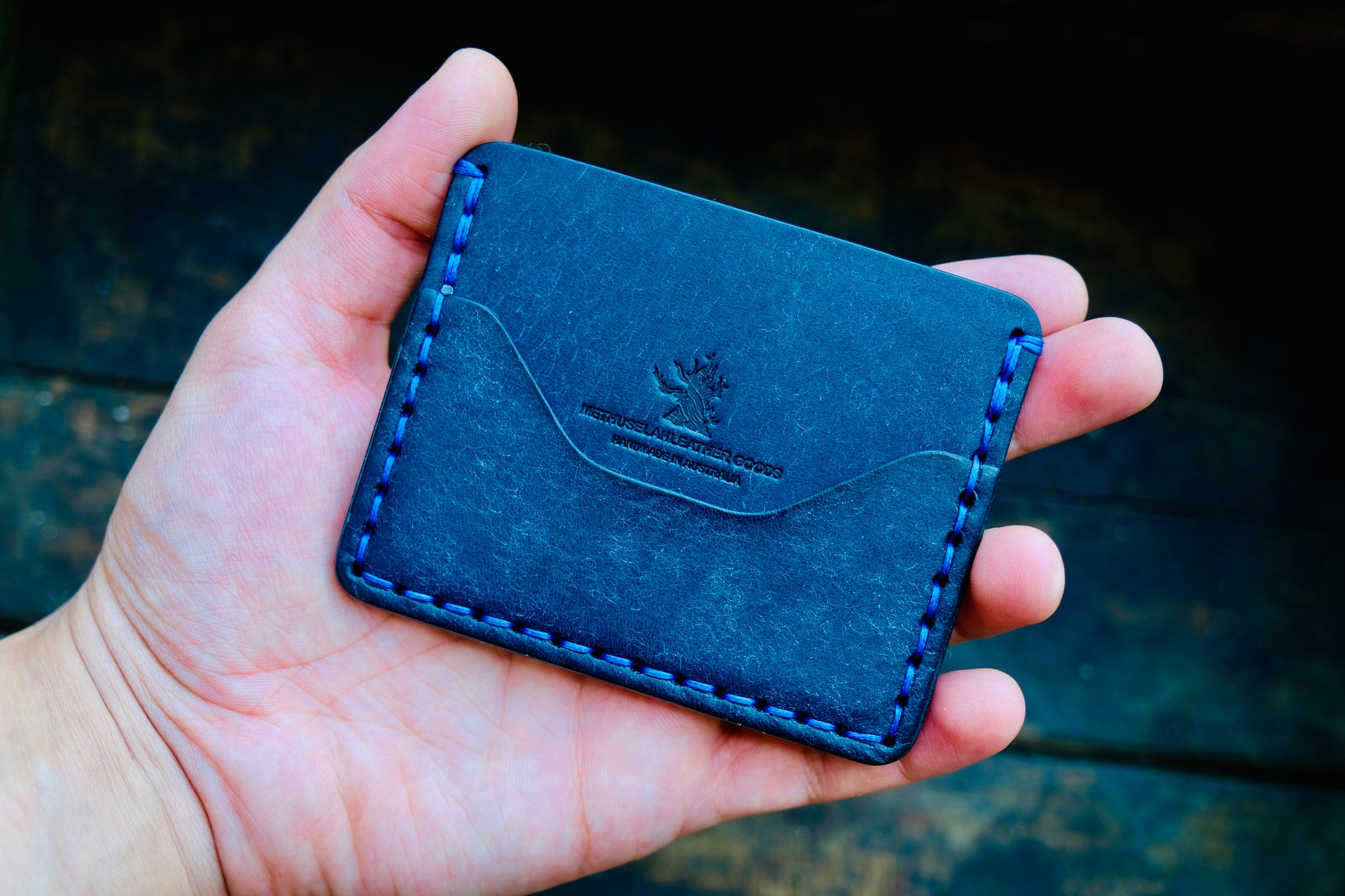 Handmade leather wallet